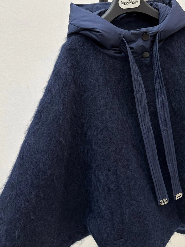 MAX MARA 25S HOODED KNIT JACKET 107
