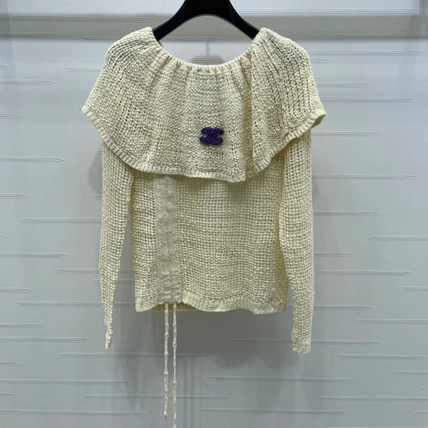 Chanel 2026 Ruffle Collar Long Sleeves Wool