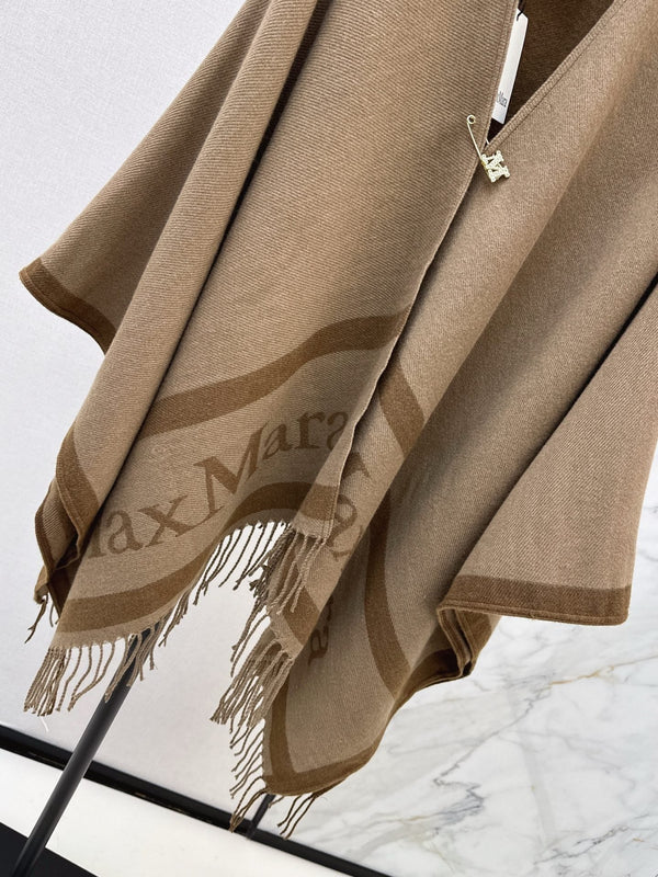 MAX MARA 25S JACQUARD CAPE COAT 009