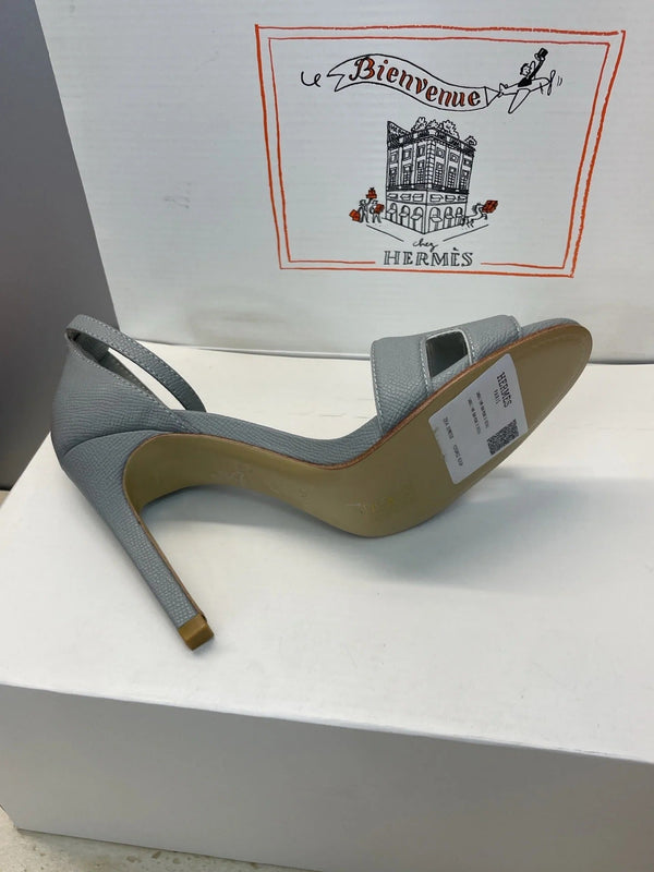 HM 26ss High Heel Sandals 105 Light Gray Cowhide 607126