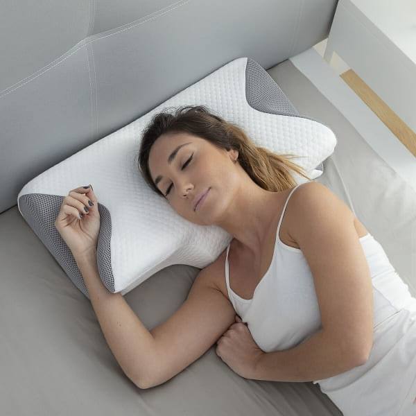 Slumblr® Orthopädisches Kissen aus Memory-Schaumstoff für Nackenschmerzen