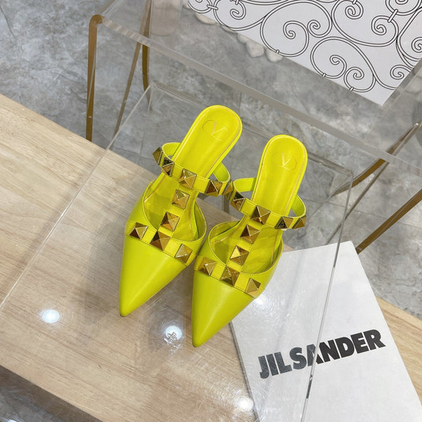 Valentino Pump Mule Heels 65mm Sheepskin 239589