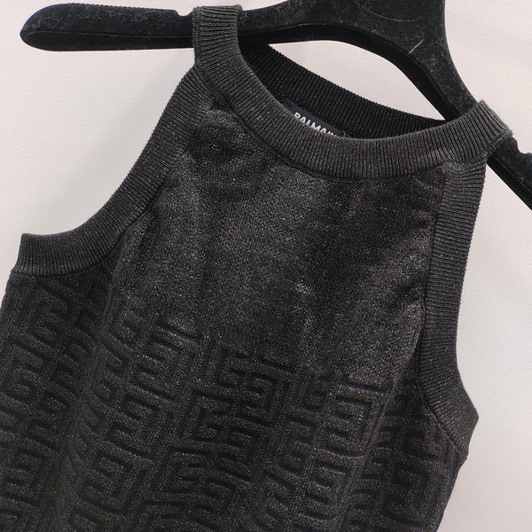 PB Monogram Knitted Top