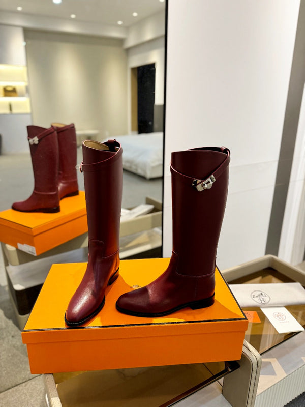 HM Stivali Jumping 20mm Burgundy Cowhide 961662