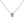 PARENTESI NECKLACE PINK GOLD