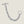 SILVER PIG NOSE VERSION OVAL H LETTER BRACELET