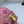 SPEEDY 22 PINK BLACK MONOGRAM EMBOSSED LAMBSKIN