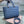 LARGE LADY BAG 32CM BLUE CANNAGE LAMBSKIN