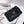 19 FLAP BAG 30CM BLACK QUILTED