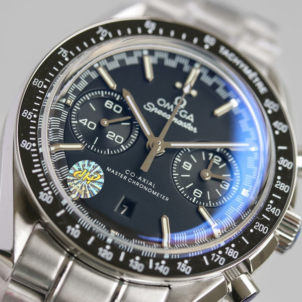 SPEEDMASTER RACING MASTER CHRONOMETER 44MM CERAMIC BLACK DIAL