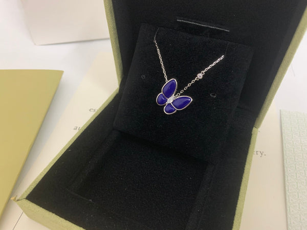 BLUE BUTTERFLY NECKLACE