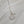 CLOVER 5 MOTIFS SILVER DIAMONDS NECKLACE