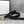GG BELT INTERLOCKING G BUCKLE 25MM BLACK LEATHER