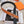 H TONIGHT BELT 38MM ORANGE BLACK LEATHER