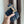 H CONSTANCE BELT 38MM SILVER BUCKLE PRUSSIAN BLUE SKY BLUE LEATHER