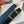 H TUBE BELT 38MM SILVER BUCKLE BLUE BLACK LEATHER