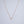 HEART 3 DIAMONDS PEDANT NECKLACE