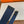 4.0CM BLUE TEXTILE  BLACK LEATHER H BELT