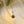 SUN PEDANT PINK GOLD 1 DIAMOND NECKLACE