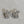 STAR DOUBLE ROW DIAMOND SILVER EARRNING
