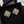 DOUBLE C CIRCLE GOLD STUD EARRINGS