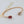 BOHEME CARNELIAN DIAMOND PINK GOLD OPEN BRACELET