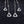 FIOREVER SILVER DIAMOND DROP EARRINGS