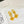 ANAGRAM 3 MOTIF DROP GOLD EARRINGS