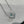 JOSEPHINE BLUE DIAMOND SILVER NECKLACE