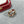 LOVE PINK GOLD SILVER DIAMOND DOUBLE RING