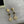CLOVER 3 MOTIF MOP ONYX DARK MOP PINK GOLD EARRINGS