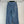 DENIM CC LOGO DARK BLUE WHITE AND SILVER JEANS