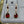 BOHEME 4 MOTIF CARNELIAN DROP GOLD EARRINGS
