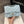 MINI SQUARE FLAP BAG 17CM CLOUD BLUE LAMBSKIN SILVER HARDWARE