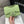 MINI SQUARE FLAP BAG 17CM GREEN CAVIAR SILVER HARDWARE