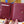 LOU WALLET 11.5CM BROWN RED MONOGRAM CANVAS