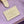 ONTHEGO 35 WHITE PURPLE MONOGRAM CANVAS
