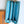 ZIPPY WALLET 19 CLOUD BLUE EMBOSSED LAMBSKIN