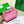 BV SMALL ANDIAMO 25CM PINK LAMBSKIN