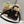 SMALL LADY 20 BUTTERFLY STUD BLACK LAMBSKIN