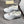 GG WHITE COW LEATHER WITH GOLD BEE TEXTURE