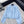 Moncle 25 Stand-Up Collar Double Zip Jacket Blue Cotton amd Polyester  267975