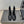 CC 25S Round-Toe Electric Embroidered Thick-Sole Ankle Boots in Black Glossy Cowhide and Embroidered Latticework 442494