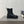 CC 25S Round-Toe Electric Embroidered Thick-Sole Ankle Boots in Black Glossy Cowhide and Embroidered Latticework 442494