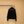BV Leather Neck Zipped Jacket in Black Fabric