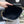 CC 25P Rivet Bucket Bag Gold Hardware in Black Polished Lambskin