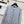 CC 25B Round Neck Single-breasted Furry Sleeve Cardigan Light Blue Cashmere