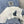 CC 25 Collar Jacket and Casual Trousers Waffle Suit Blue Rayon