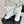CC 25A Pleated-Collar Bow-Tie Stretch Ankle Boots White Lambskin 473356