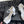 CC 25SS Diamond-Patterned Block-Heeled Mary Janes White Sheepskin 473432